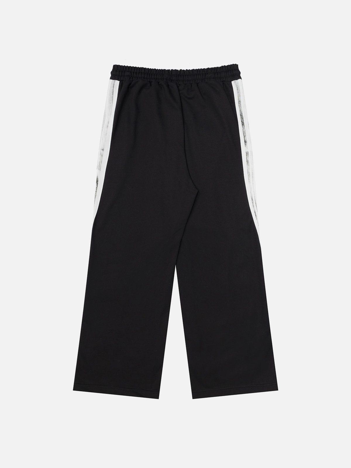 Aelfric Eden Contort Stripe Graphic Baggy Sweatpants Product Image