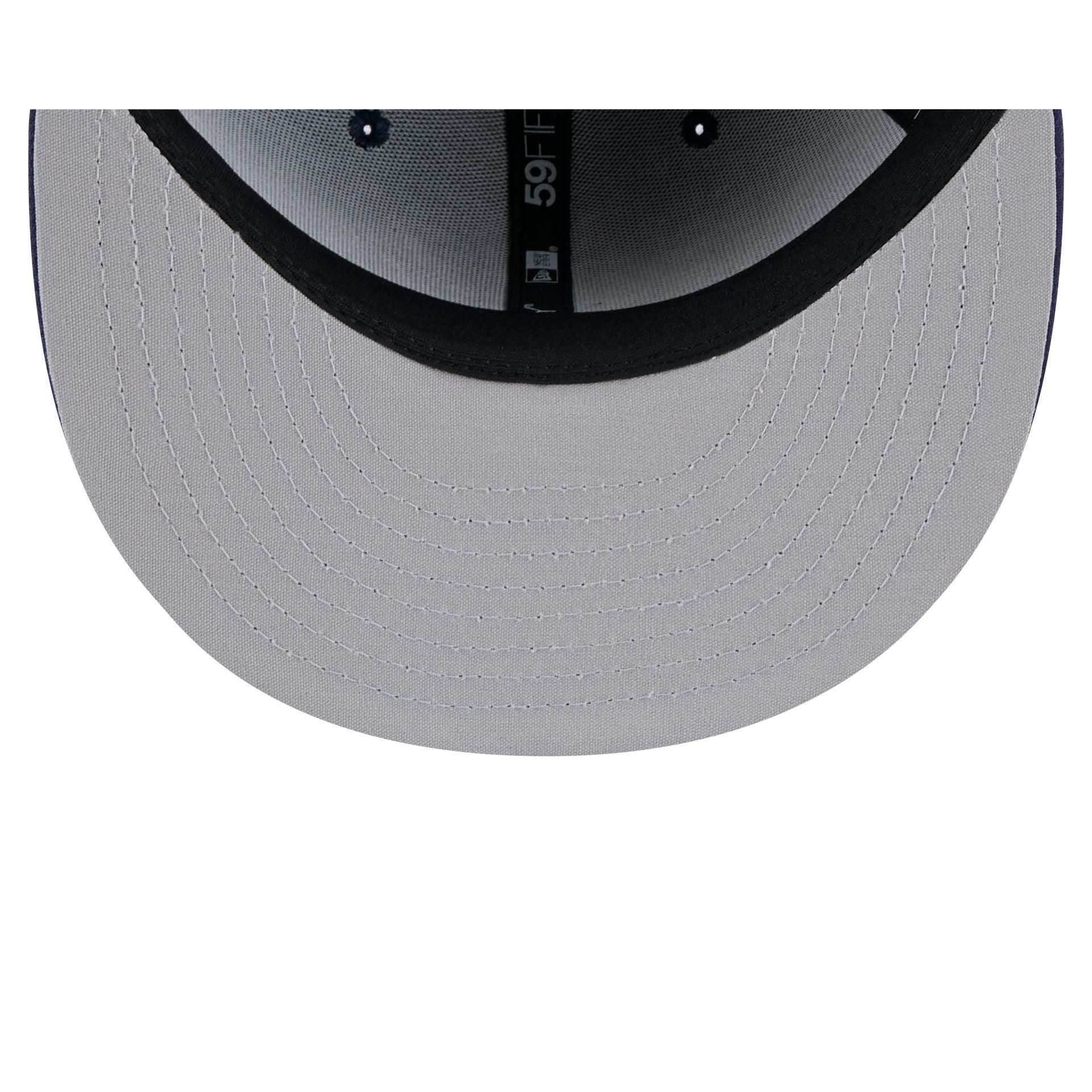 Tampa Bay Rays Floral Undervisor 59FIFTY Fitted Hat Male Product Image