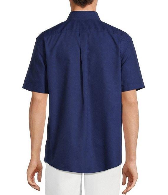 Gold Label Roundtree & Yorke Non-Iron Short Sleeve Solid Dobby Sport Shirt Product Image