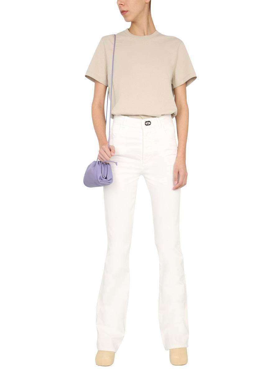 BOTTEGA VENETA Flare Jeans In White Product Image