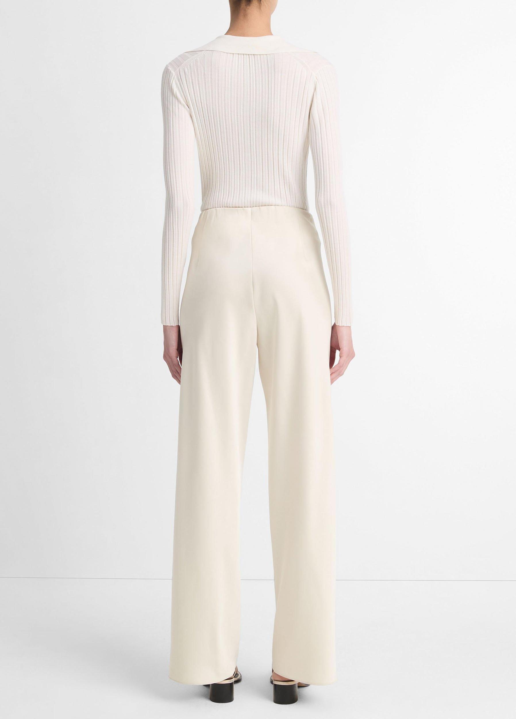 Satin High-Waist Bias Pant Product Image