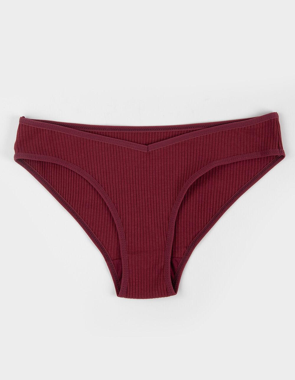 FULL TILT V-Ribbed Bikini Panties Product Image
