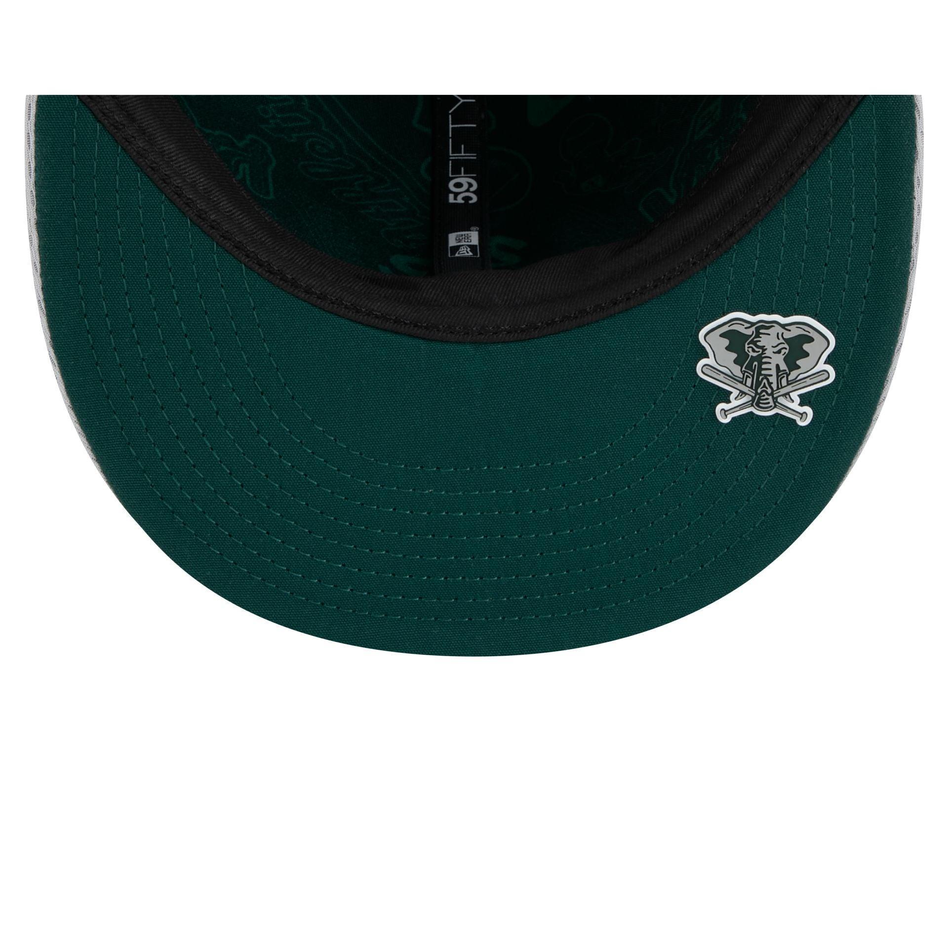 Athletics 2025 Clubhouse Gray 59FIFTY Fitted Hat Male Product Image
