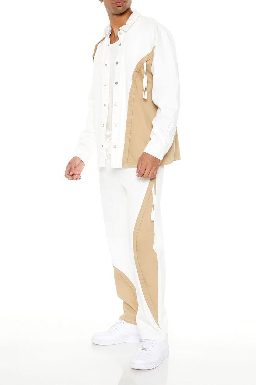 Colorblock Denim Joggers | Forever 21 Product Image