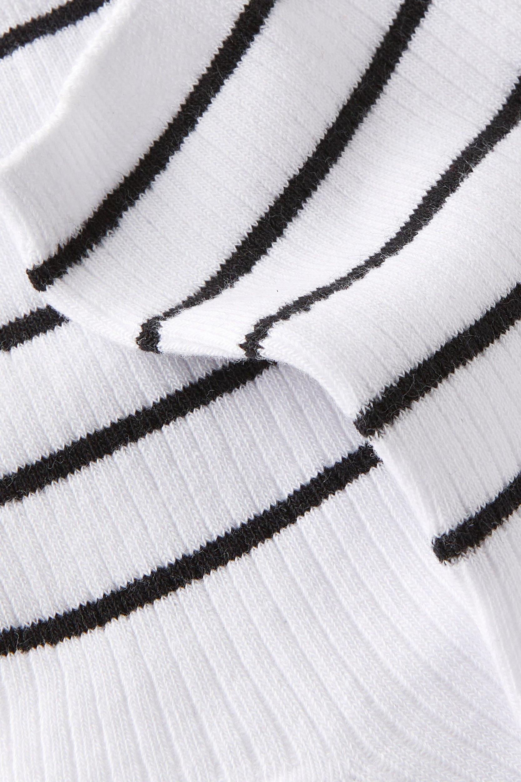 Stripe Ribbed Crew Sock Product Image