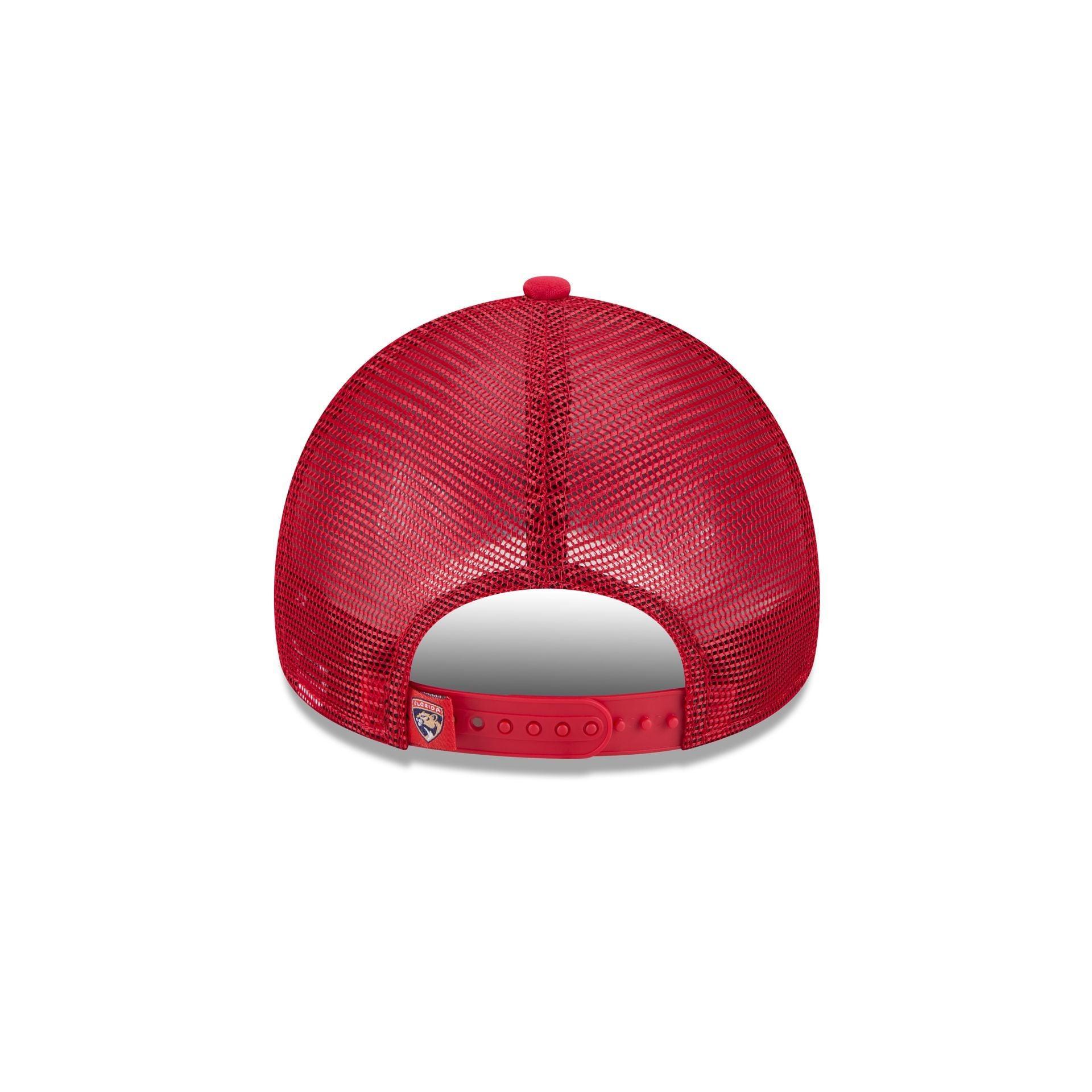 Florida Panthers Distressed 9FORTY A-Frame Trucker Hat Male Product Image