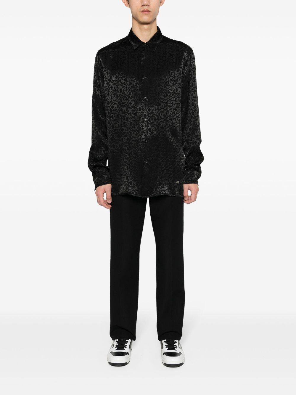 logo-jacquard shirt Product Image