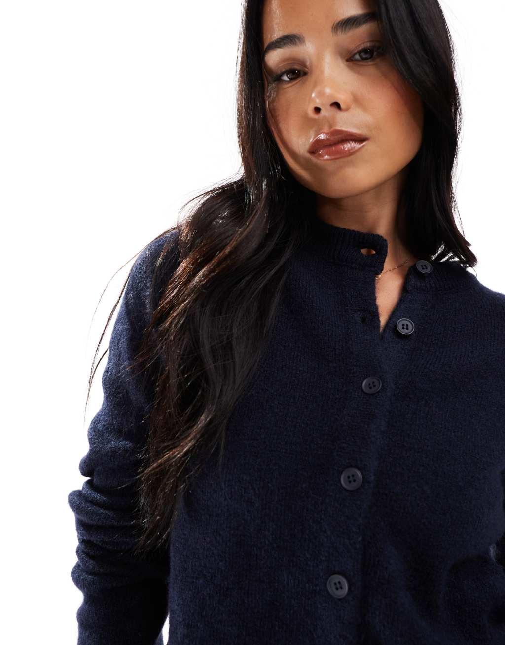 Stradivarius STR cardigan in navy Product Image