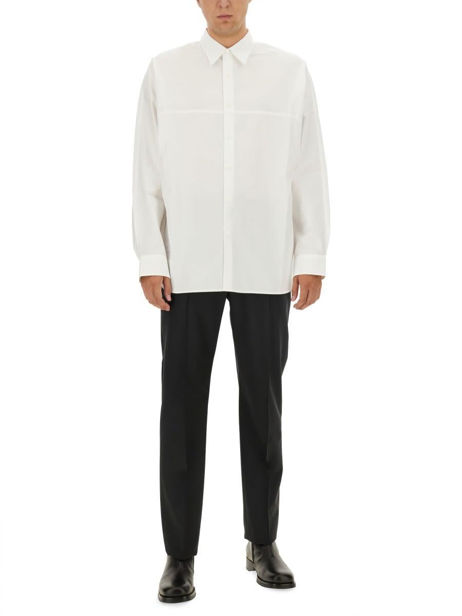 DRIES VAN NOTEN Regular Fit Shirt In White Product Image
