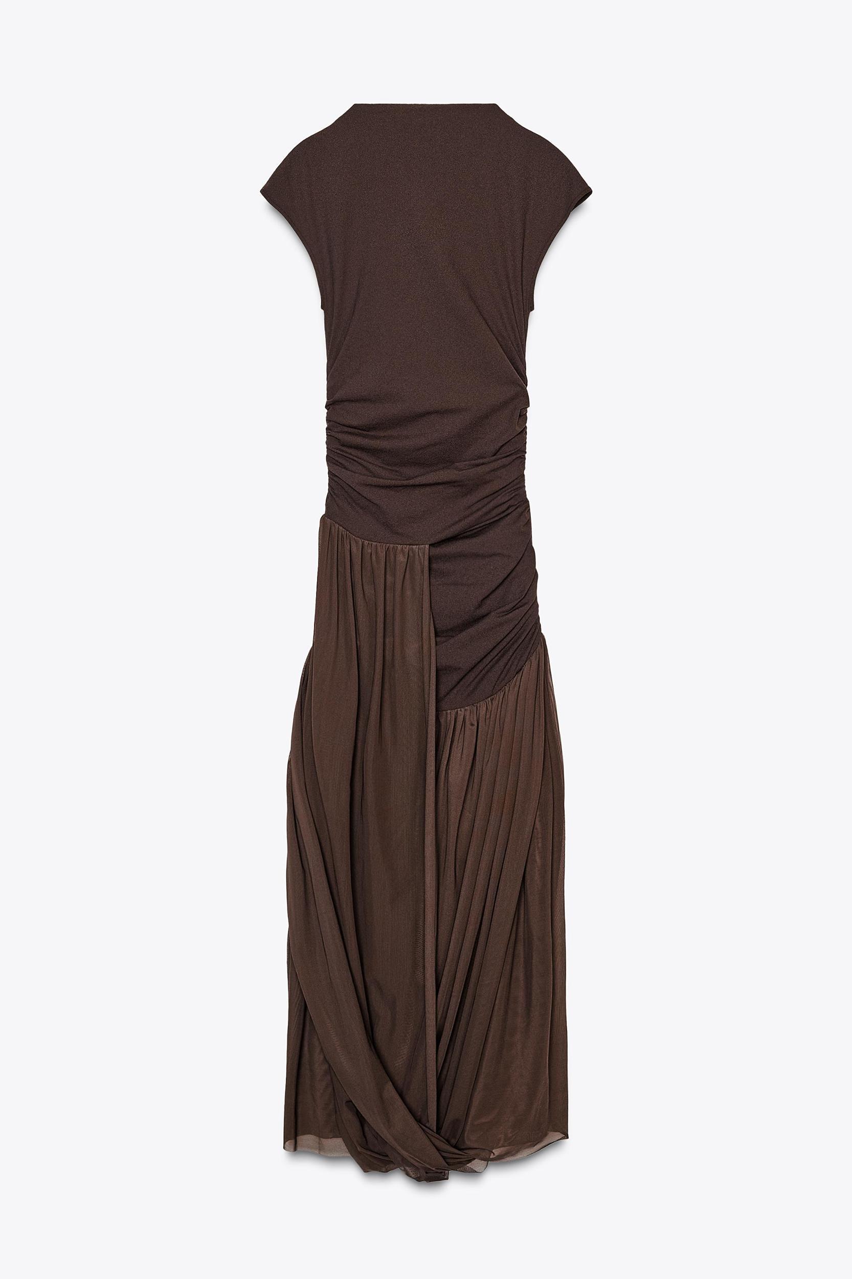 BALLOON TULLE COMBINATION DRESS Product Image