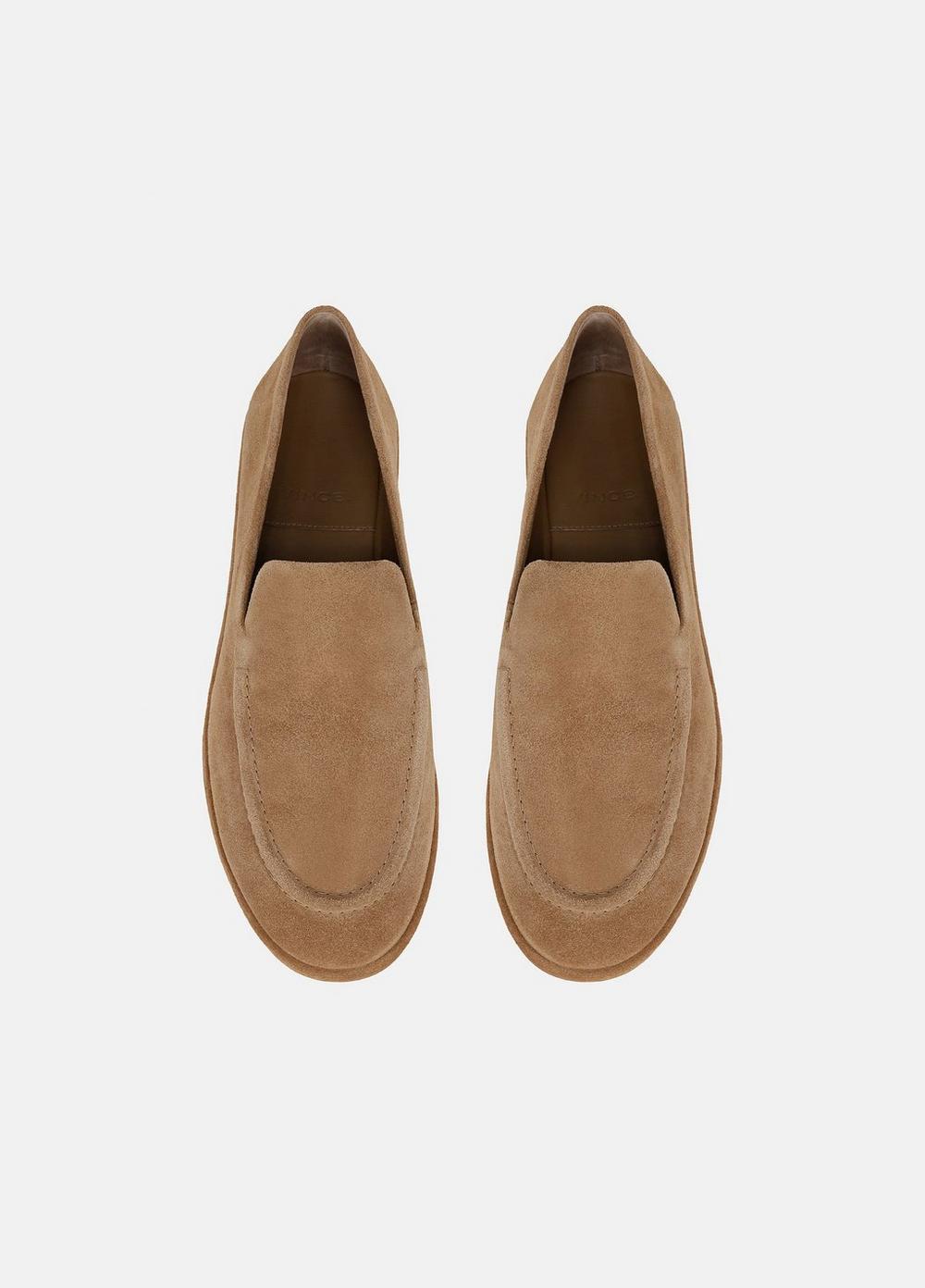 Mens Hann Suede Loafer, New Camel, Size 9.5 Vince Product Image