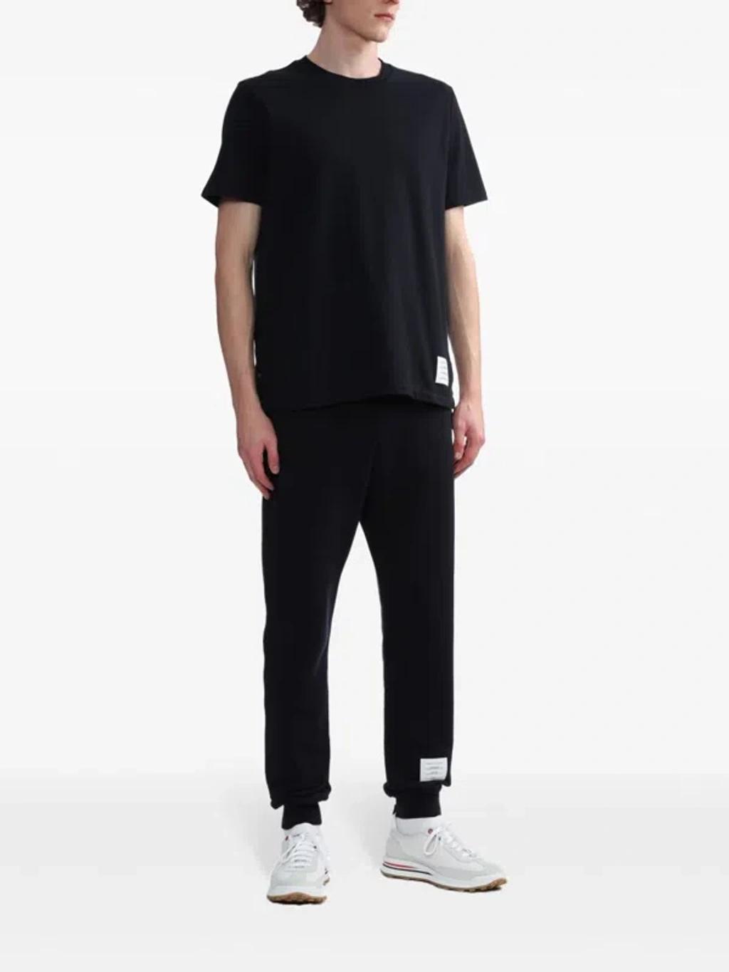 THOM BROWNE T-shirt In Blue Product Image