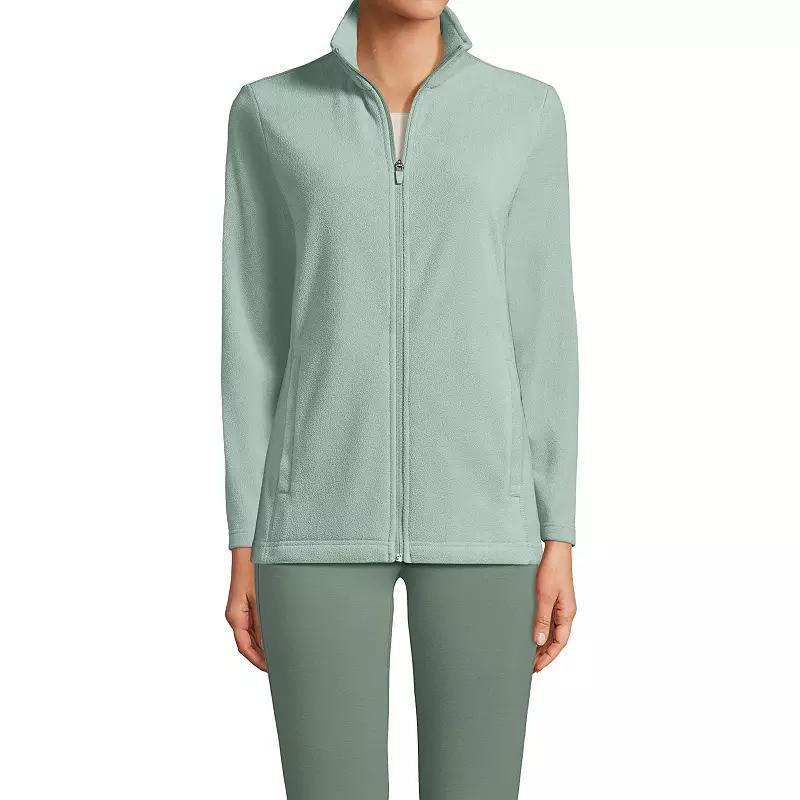 Womens Lands End Full-Zip Fleece Jacket Product Image