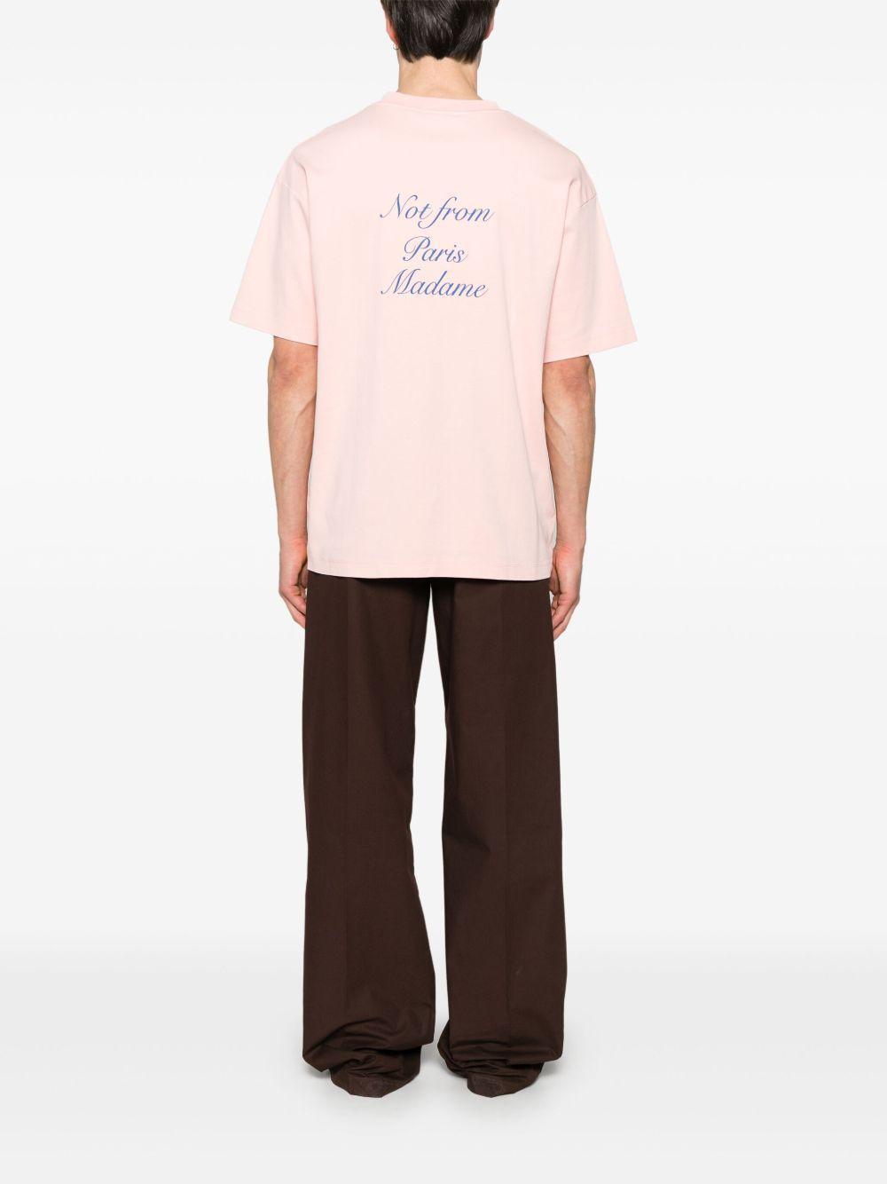 Le T-shirt Slogan Cursive T-shirt Product Image
