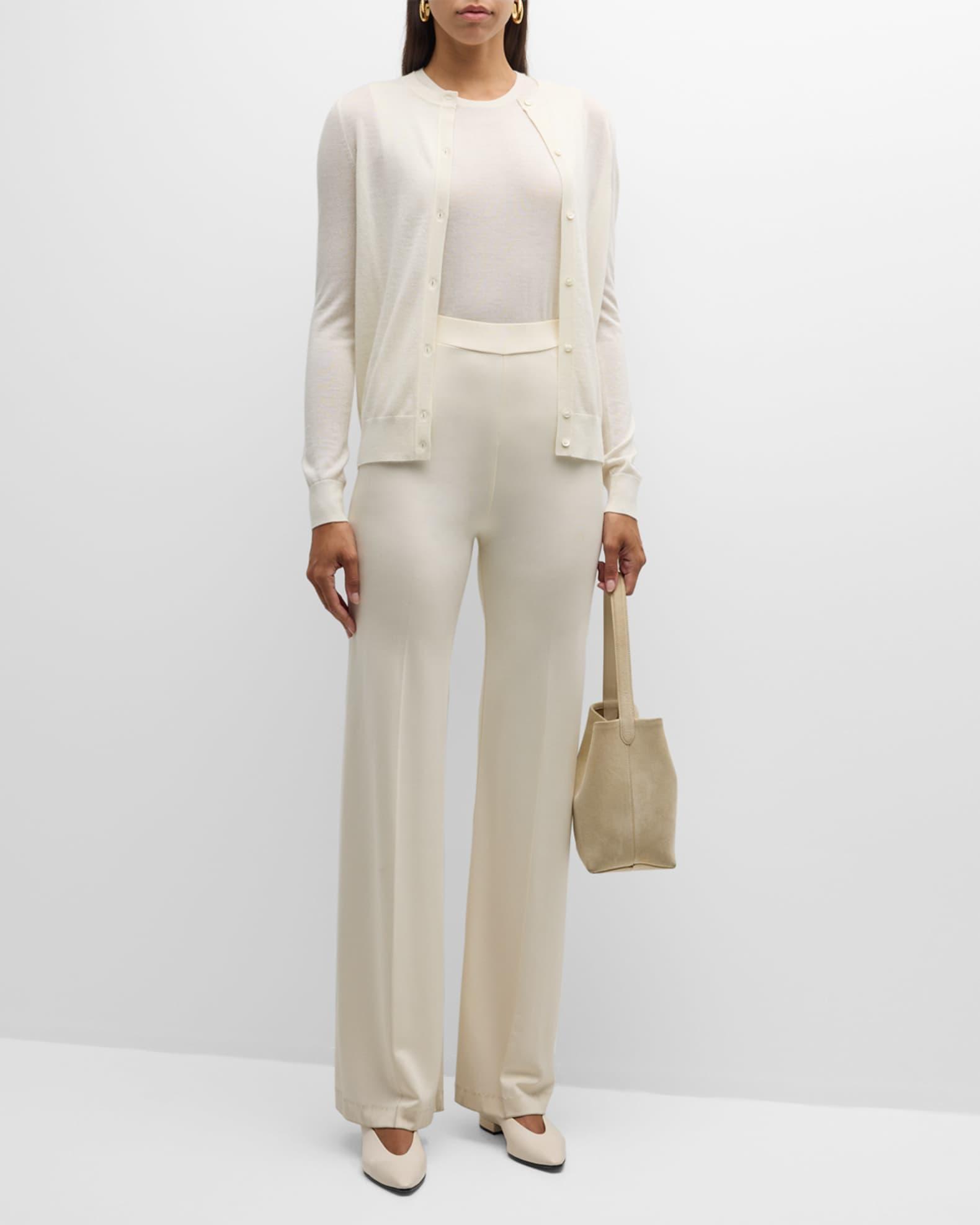 Cashmere Crewneck Cardigan Product Image
