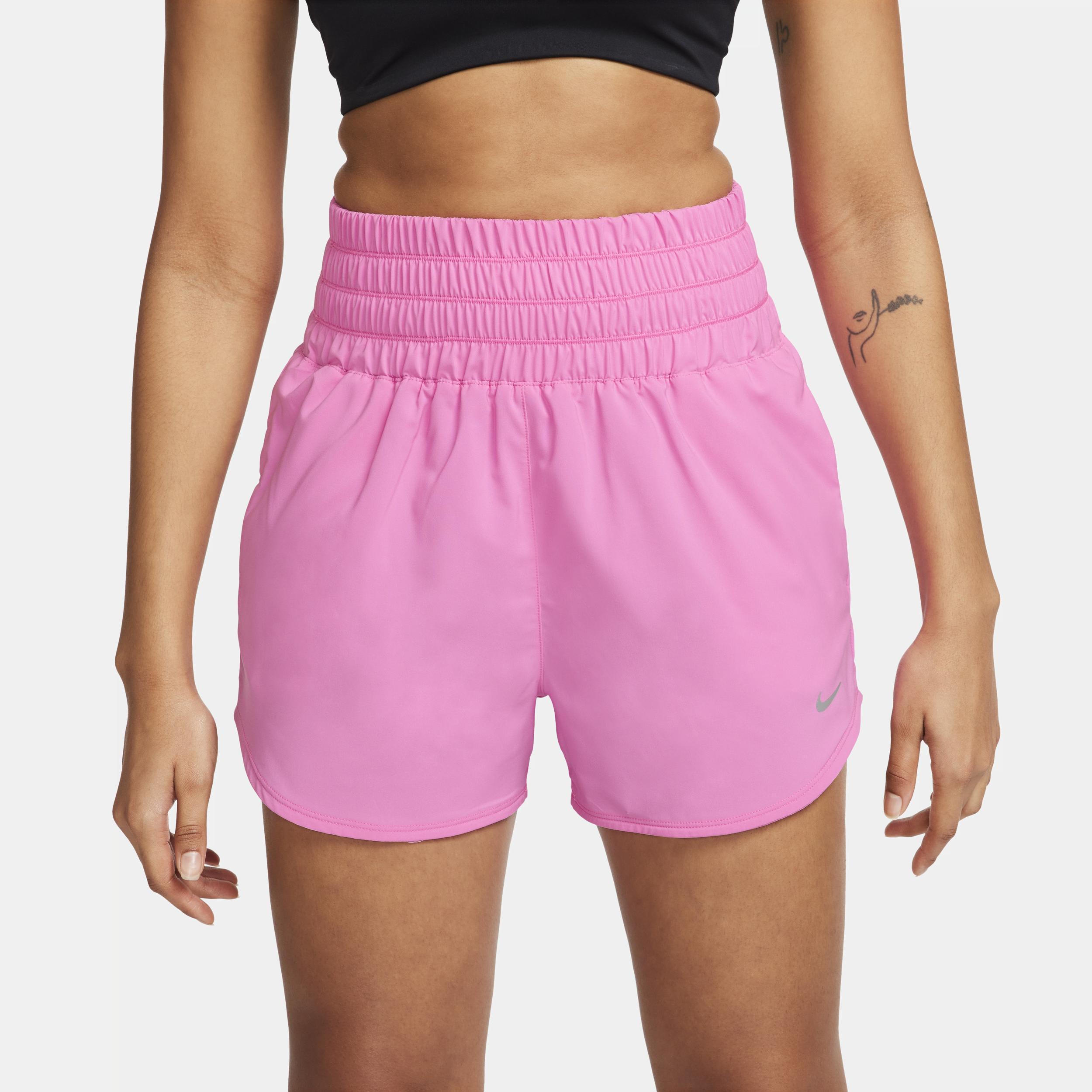 Nike Women's One Dri-FIT Ultra High-Waisted 3" Brief-Lined Shorts Product Image