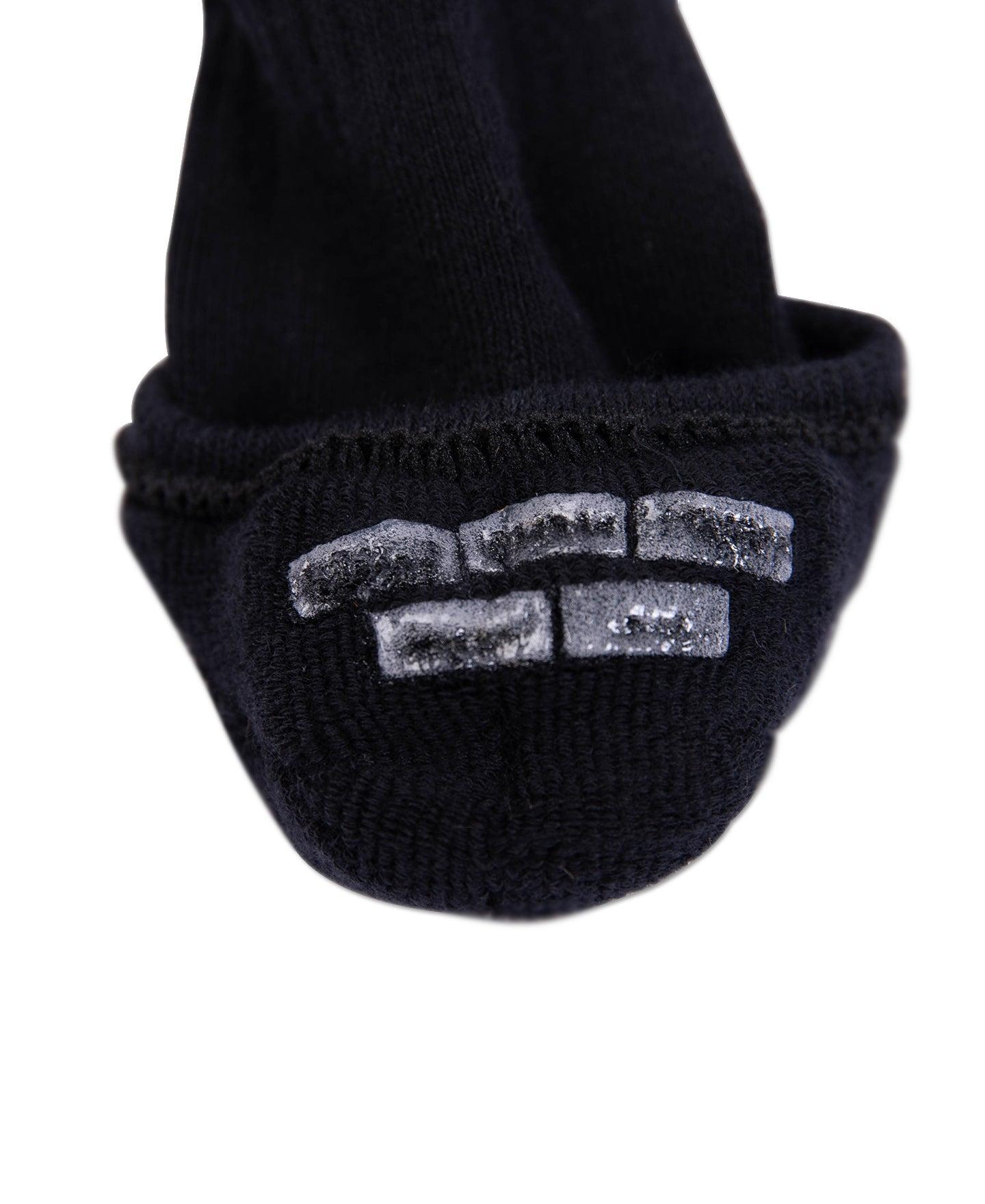 Colored Cotton No Show Socks - Navy Product Image