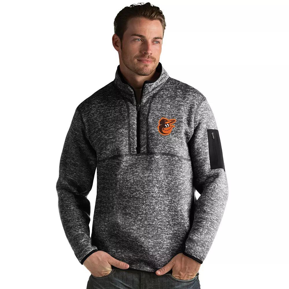 Men's Antigua Baltimore Orioles Fortune Pullover, Size: 3XL, Black Product Image