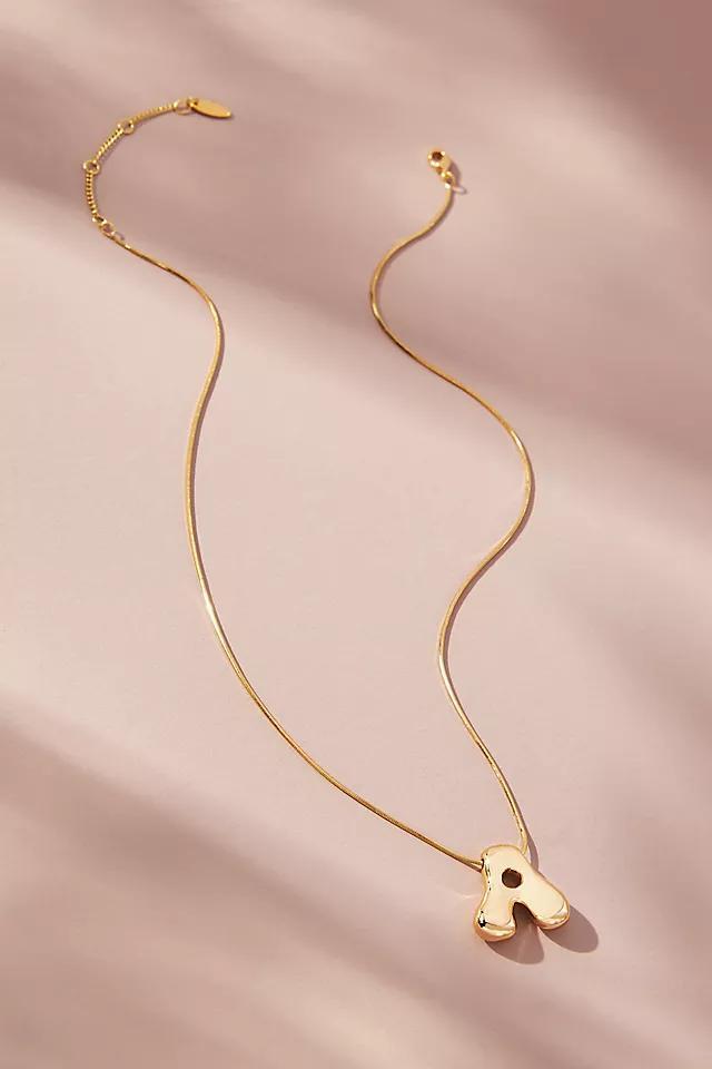 Bubble Letter Monogram Necklace Product Image