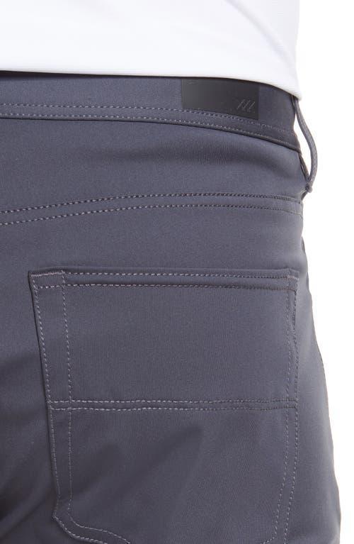 Rhone Commuter Men's Slim Fit Five Pocket Pants in Iron at Nordstrom, Size 36 Product Image