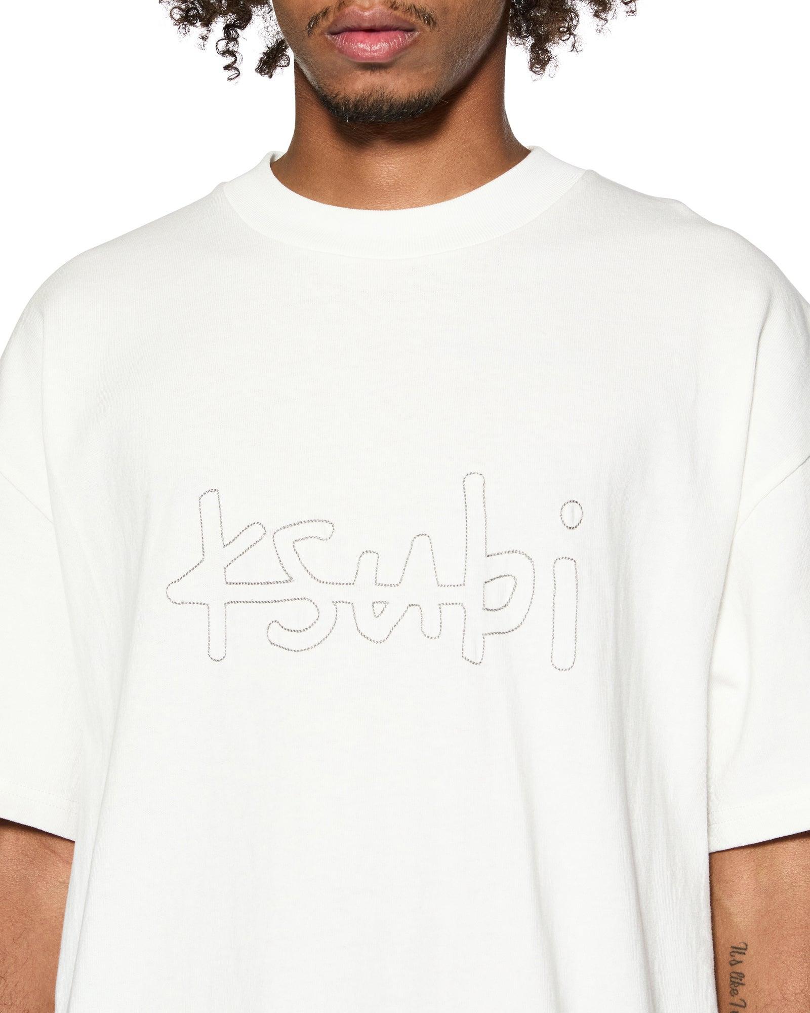STITCHED UP EKCESS SS TEE VINTAGE WHITE Male Product Image