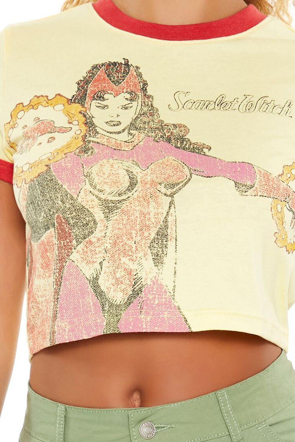 Scarlet Witch Cropped Ringer Tee | Forever 21 Product Image