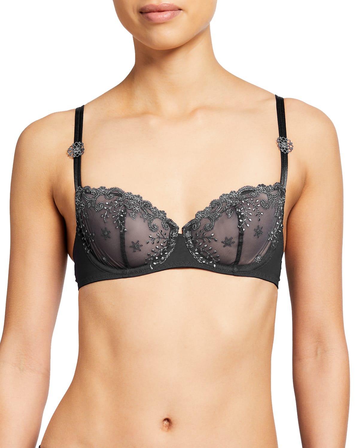Delice Embroidered Demi Bra Product Image