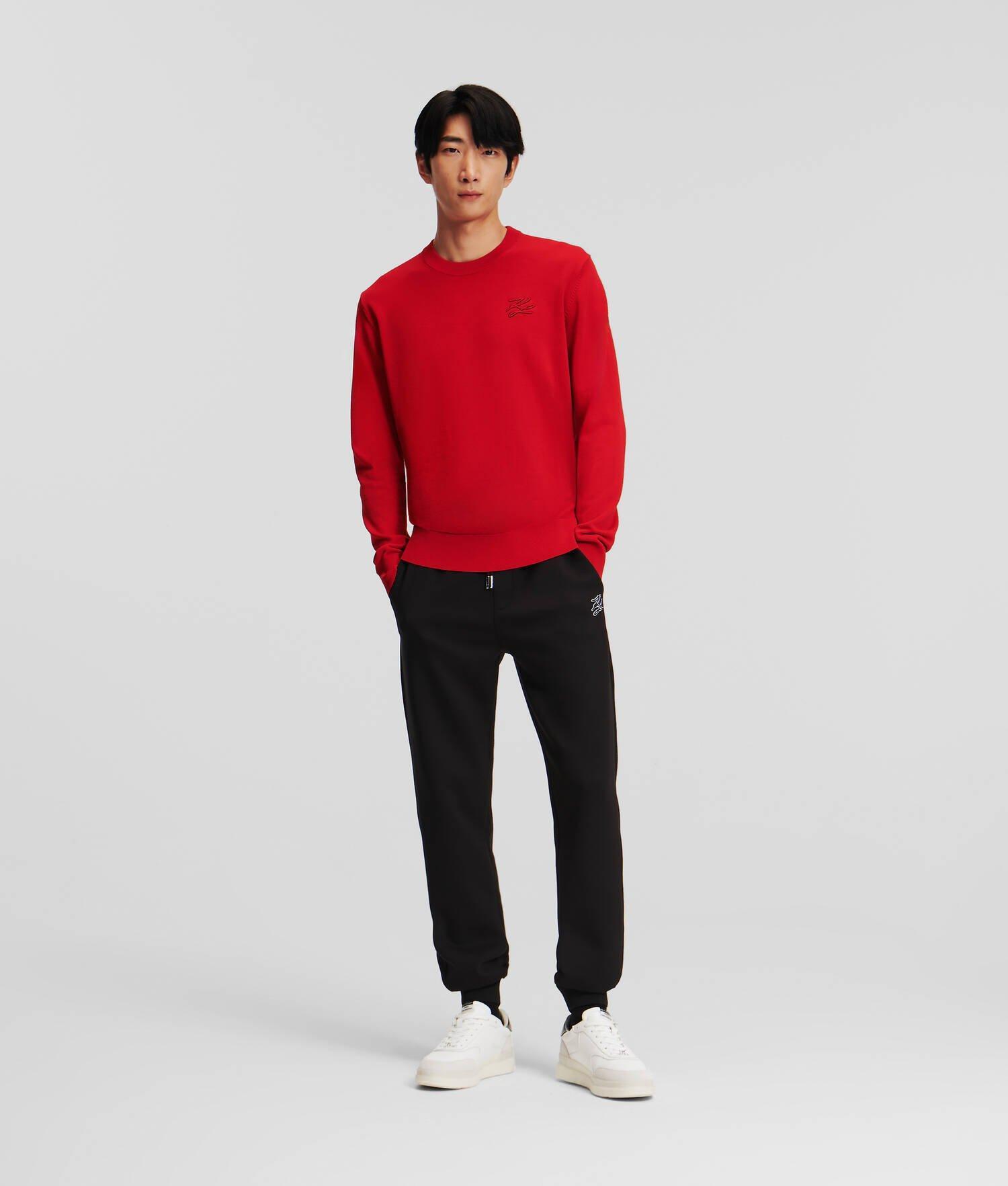 KNIT CREW NECK SWEATER Product Image