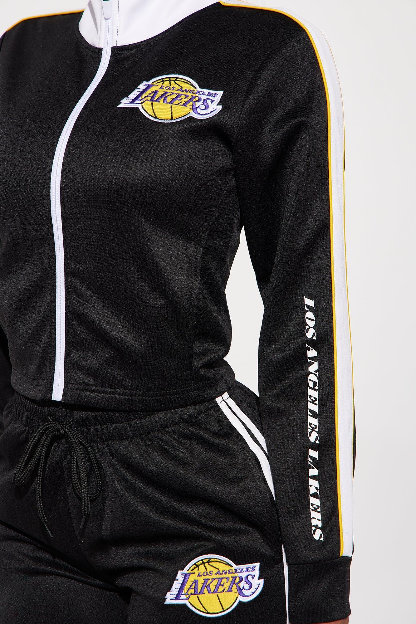 Lakers Halftime Zip Up Jacket - Black Product Image
