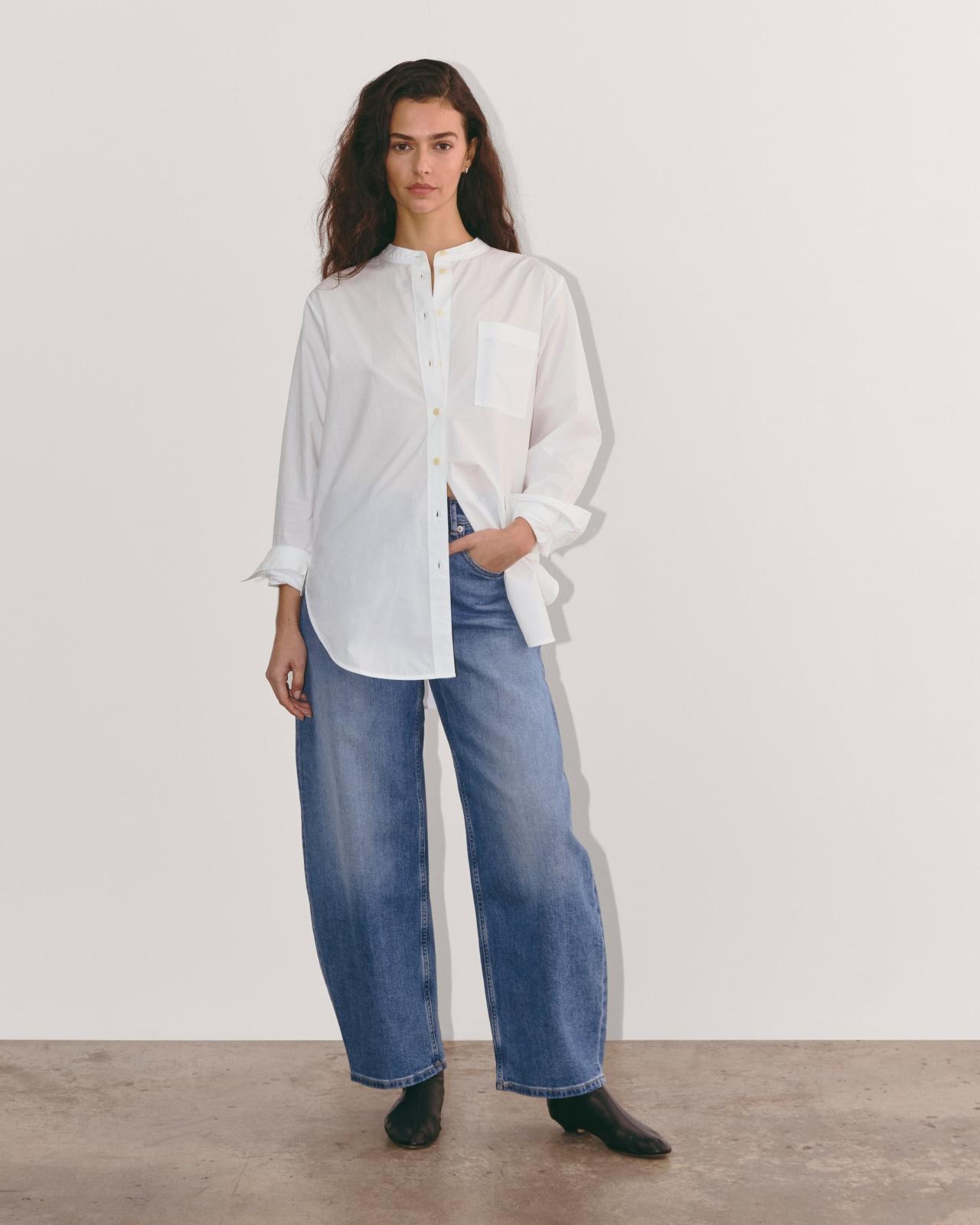 The Oversized Shirt in Ultrasoft Cotton Product Image