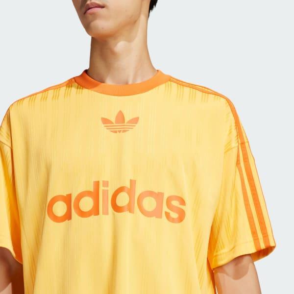 adidas Adicolor Tee Powder Yellow L Mens Product Image