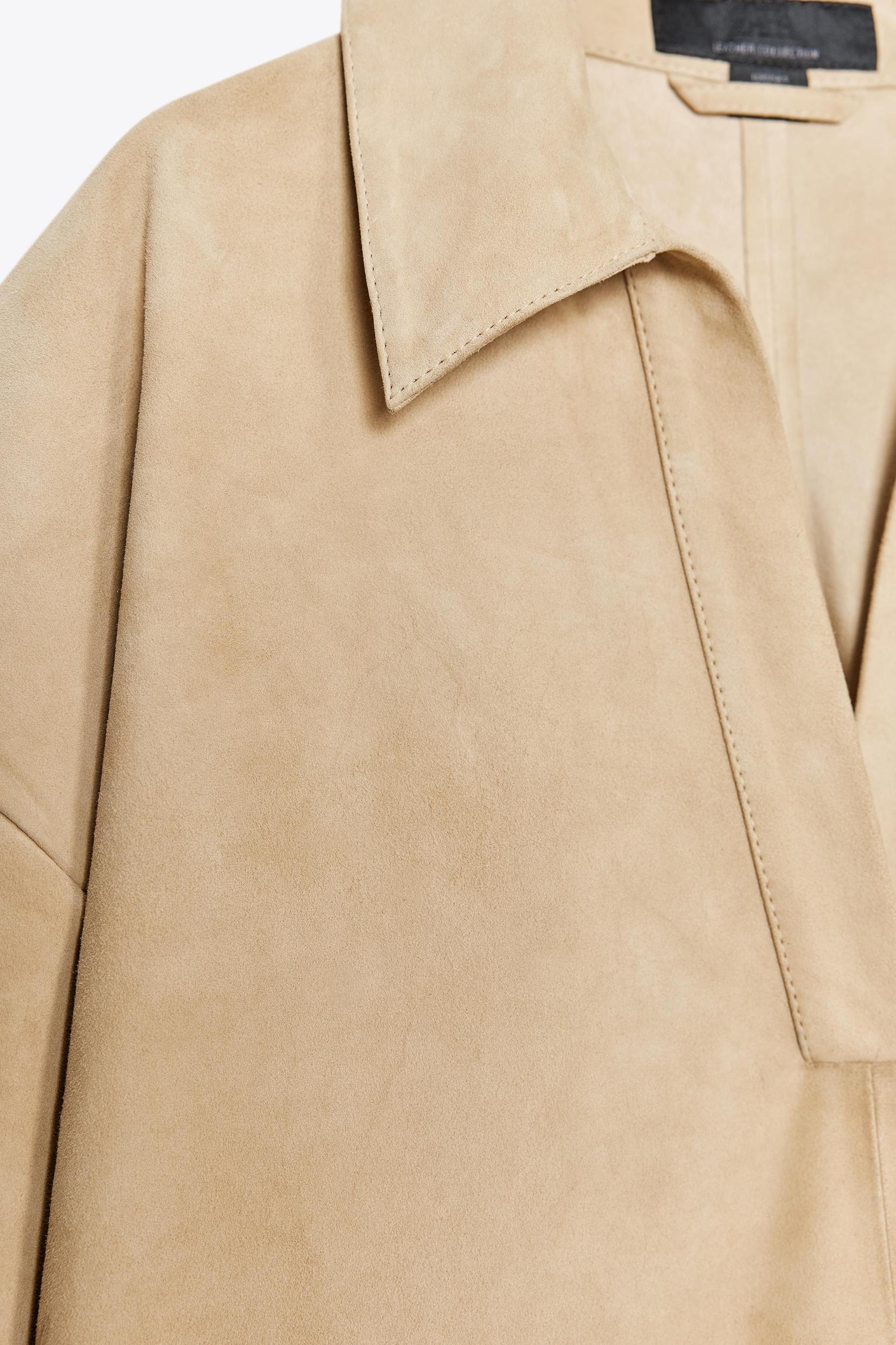 SUEDE LEATHER DRESS ZW COLLECTION LIMITED EDITION Product Image