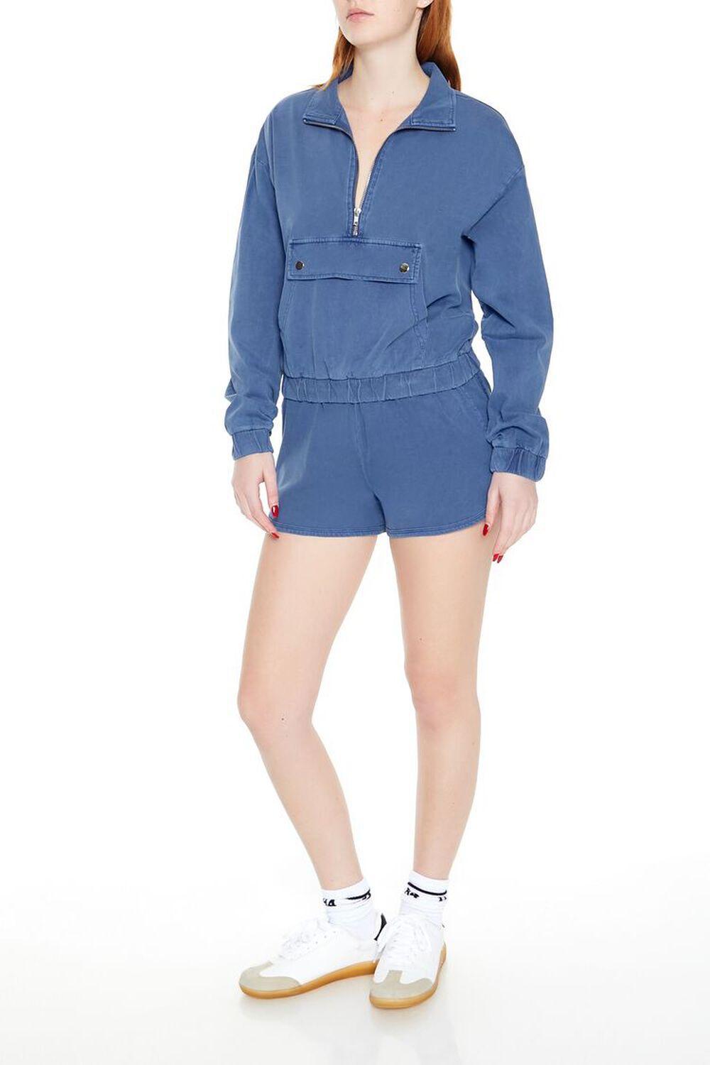Cotton Dolphin-Hem Shorts | Forever 21 Product Image