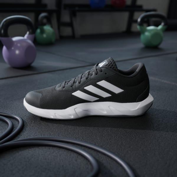 adidas Amplimove Men's Training Shoes, Size: 12, Black White Gray Product Image