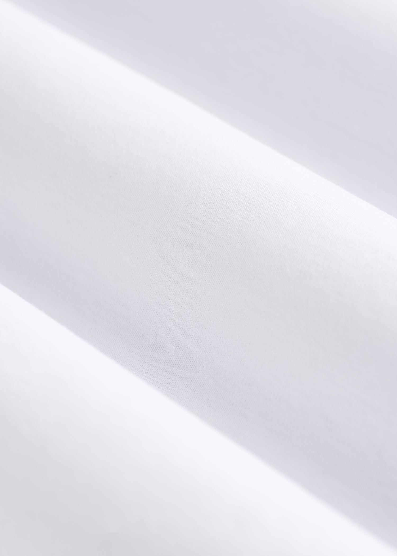 Stretch Jersey Dress Shirt for Tall Men in Optic White Product Image