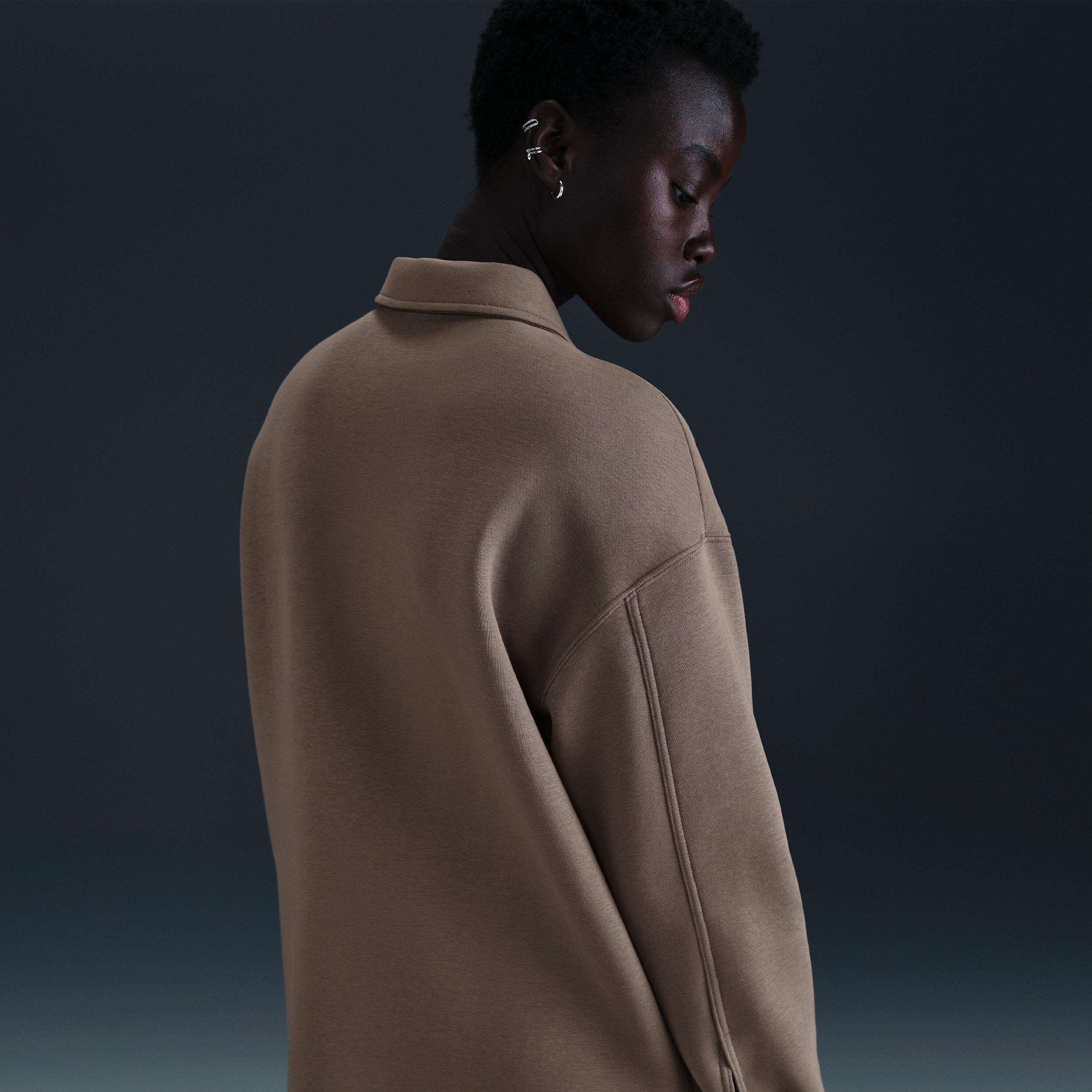 Women's Nike Sportswear Phoenix Fleece Oversized Shirt Jacket Product Image