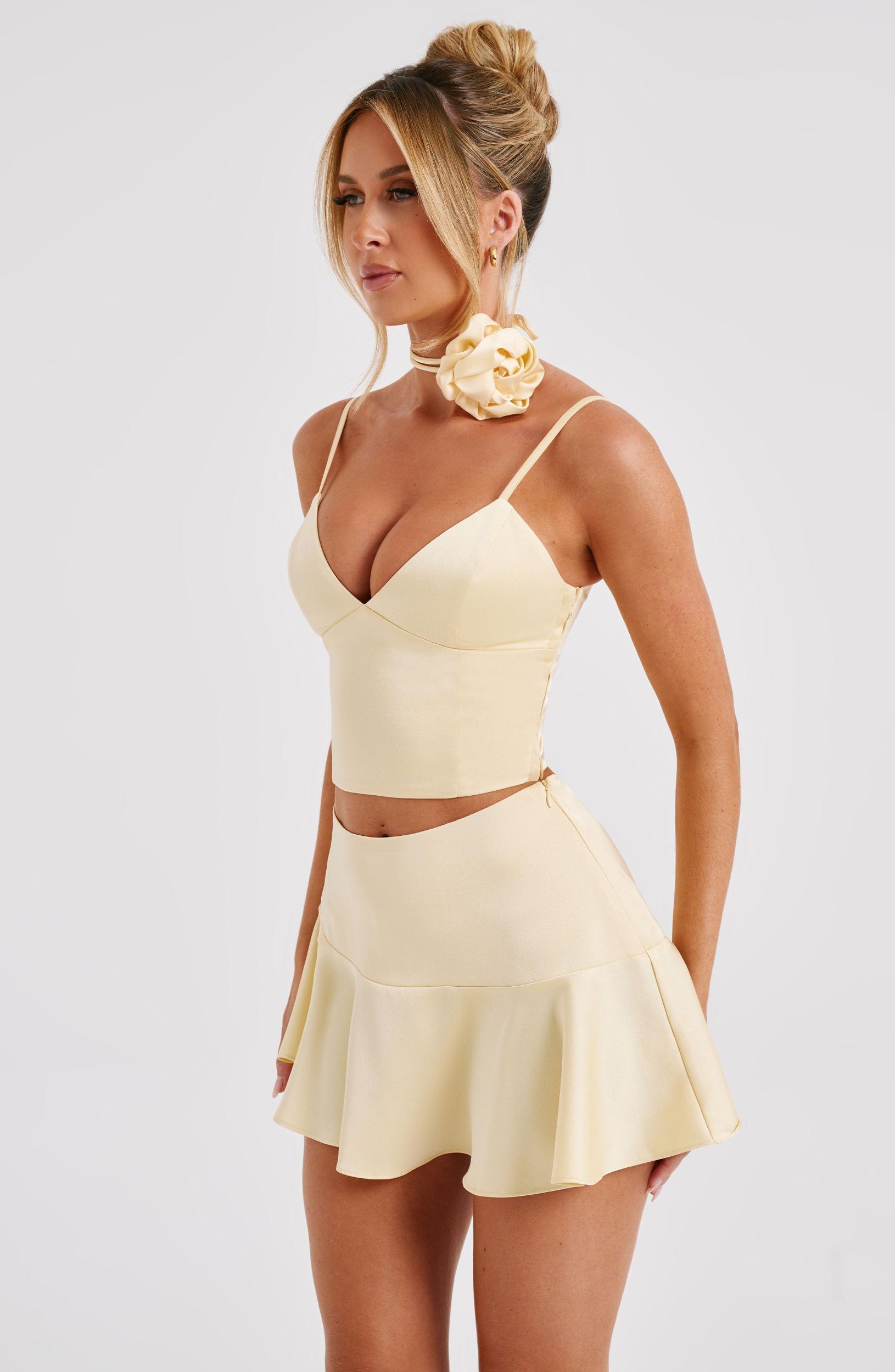 Louisa Top - Lemon Product Image