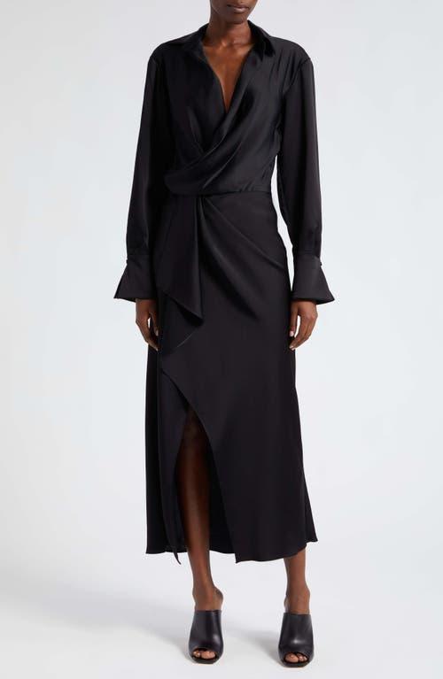 Womens Talita Draped Front Maxi Dress Product Image
