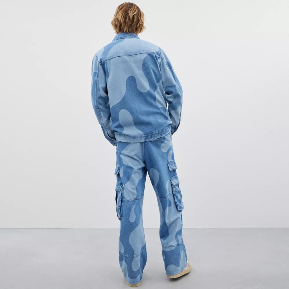 Jean Jacket In Wavy Wash Product Image