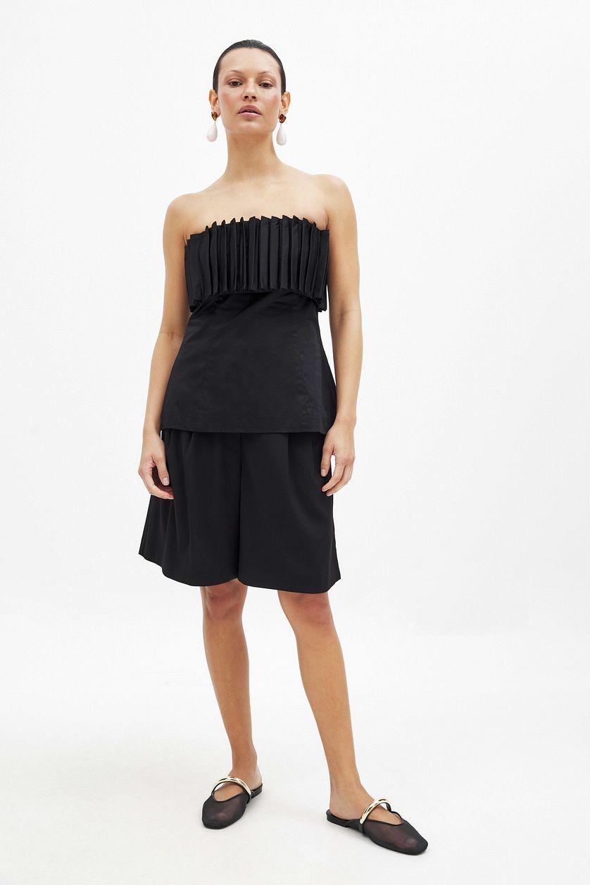 Pleated Bandeau Top Product Image
