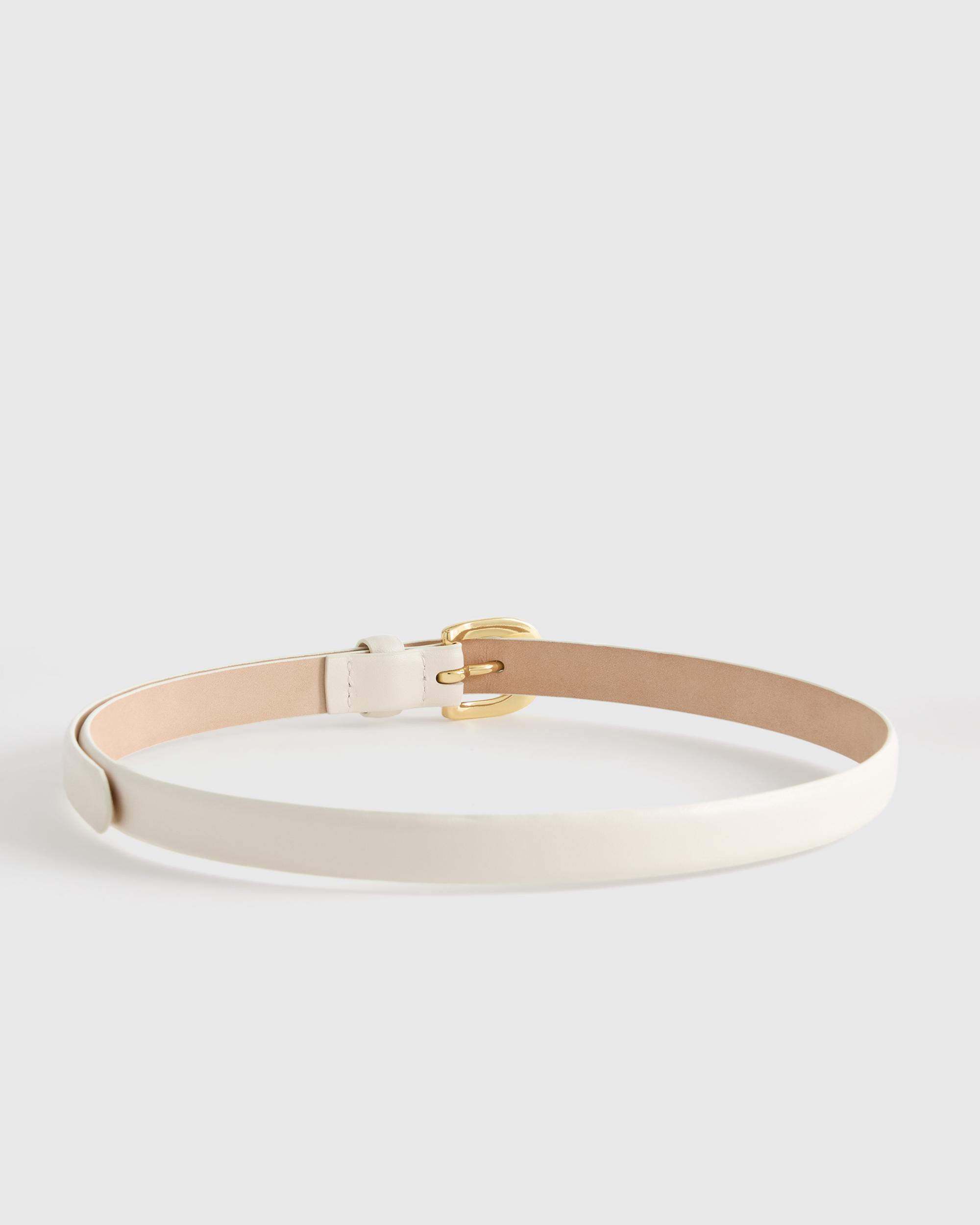 Quince | Women's Sofia European Leather Skinny Belt Product Image