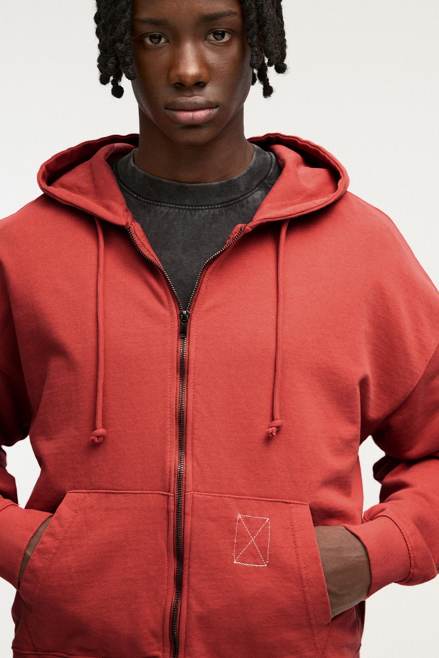 STWD zip-up hoodie Product Image