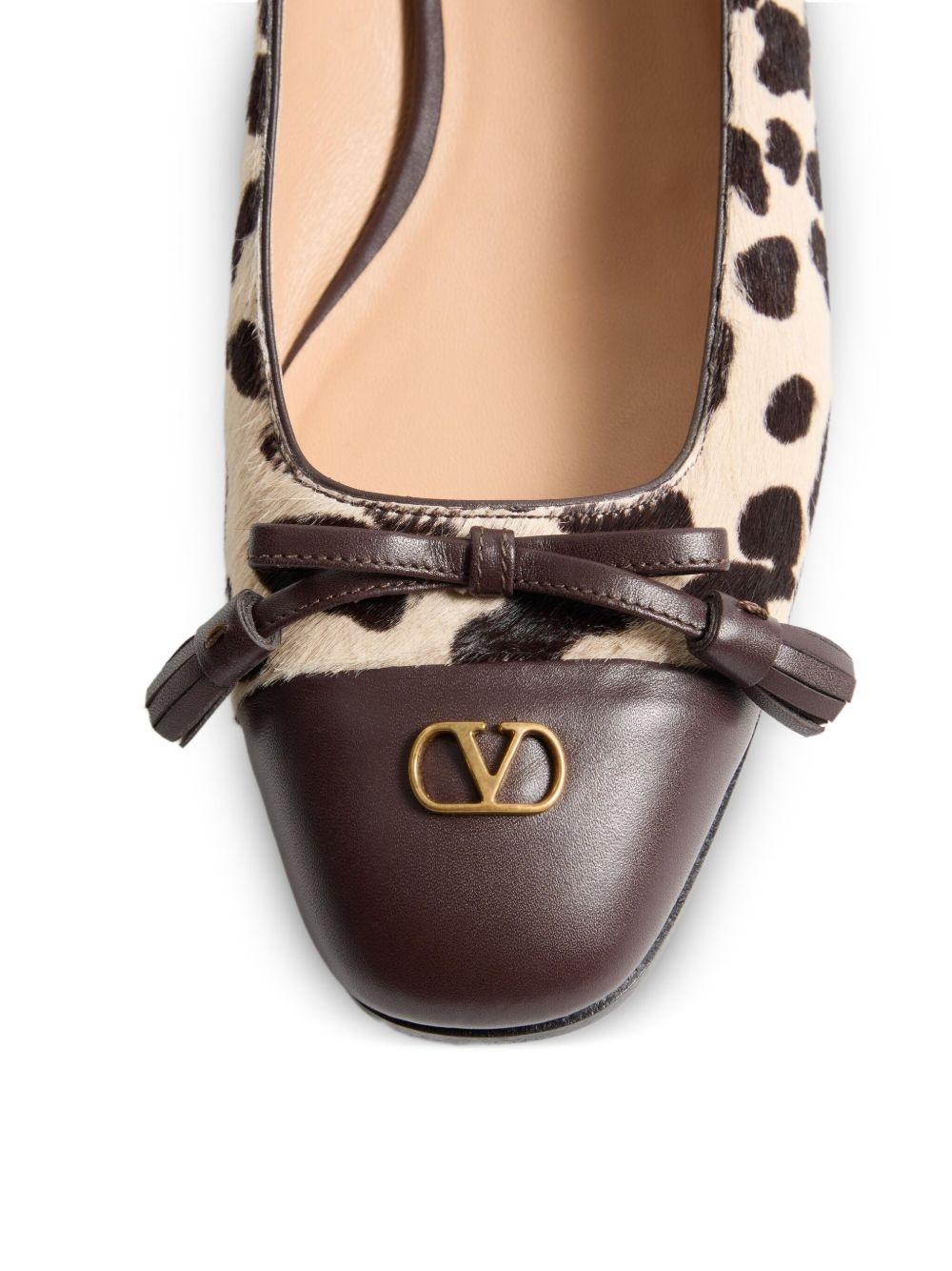 leopard print ballet flats Product Image