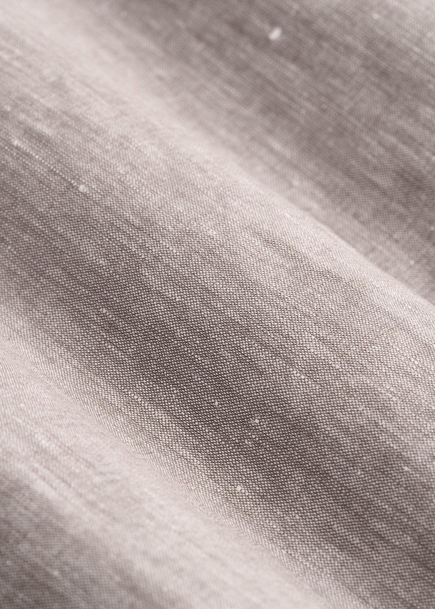 Stretch Linen Blazer for Tall Men in Brown Linen Product Image