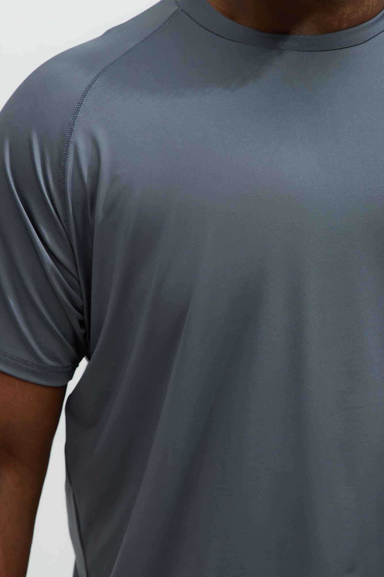 Vital Active Raglan Tee - Charcoal Product Image