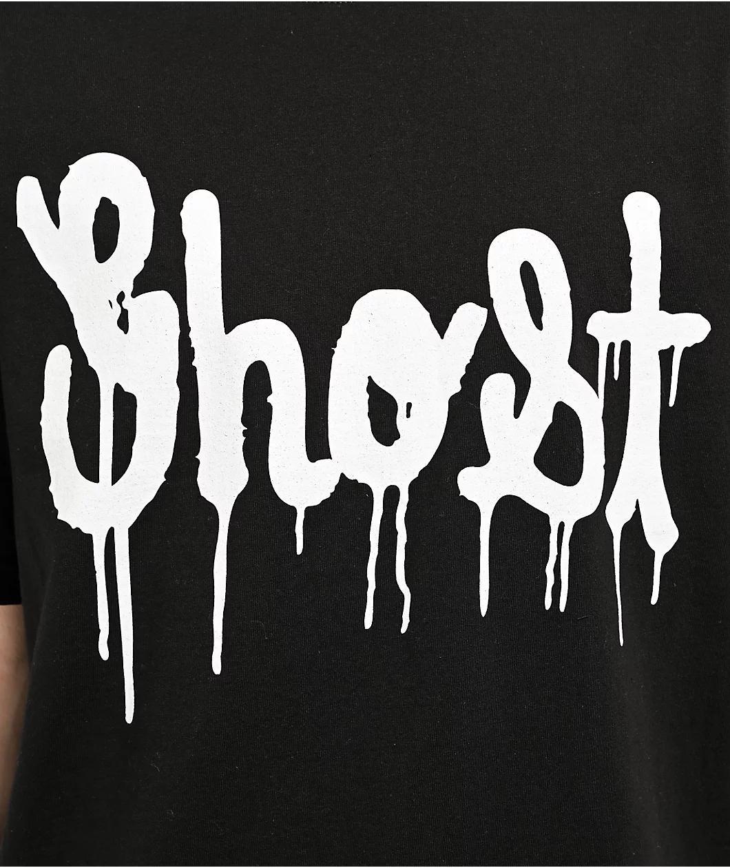Real Buy Ghost Black T-Shirt Product Image