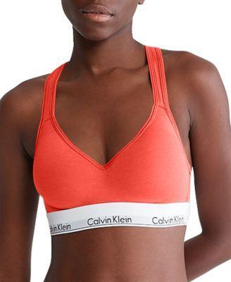 Calvin Klein Modern Cotton Padded Bralette QF1654, Women's, Size: Large, Black Product Image