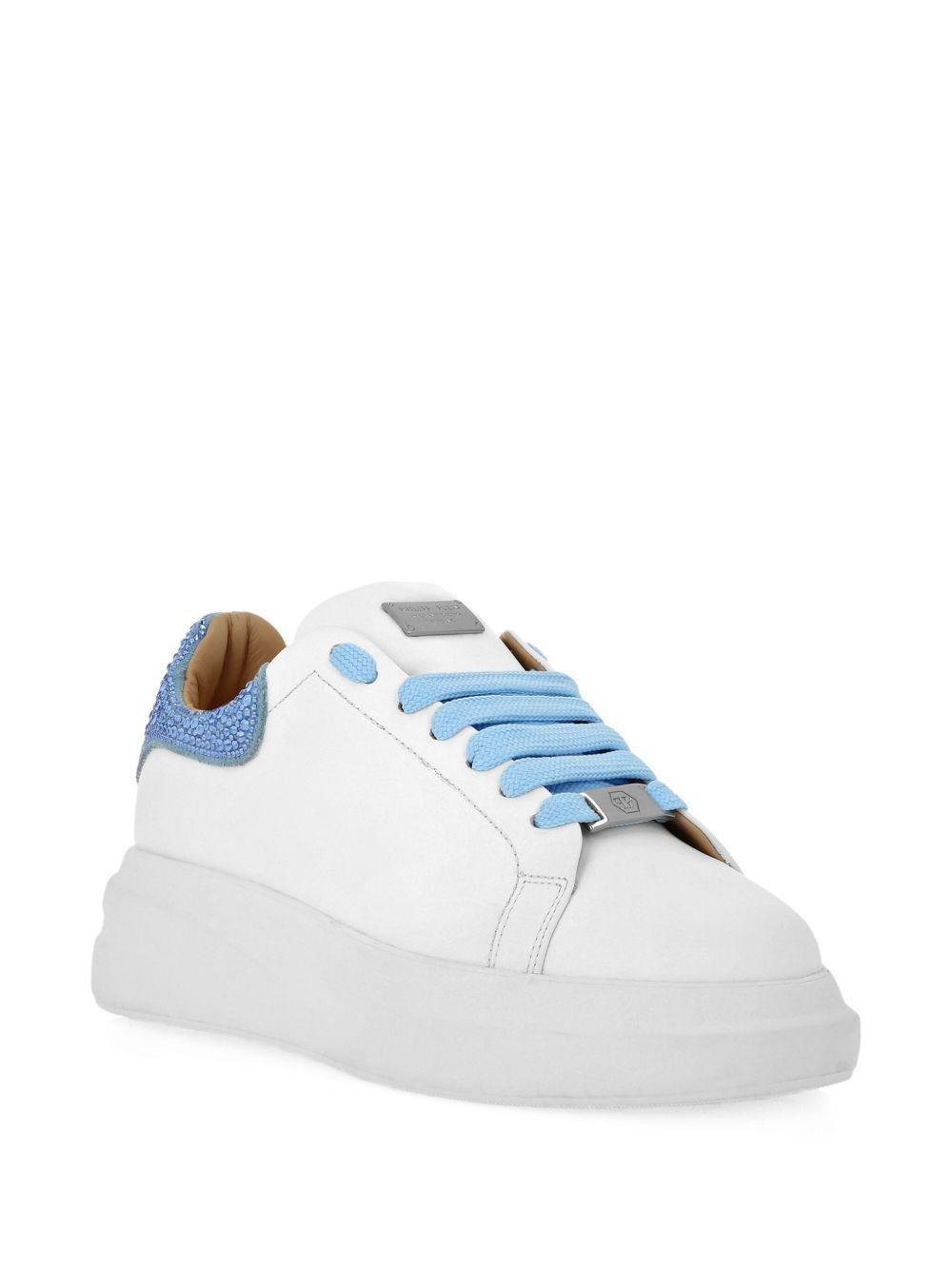 crystal-detail platform sneakers Product Image
