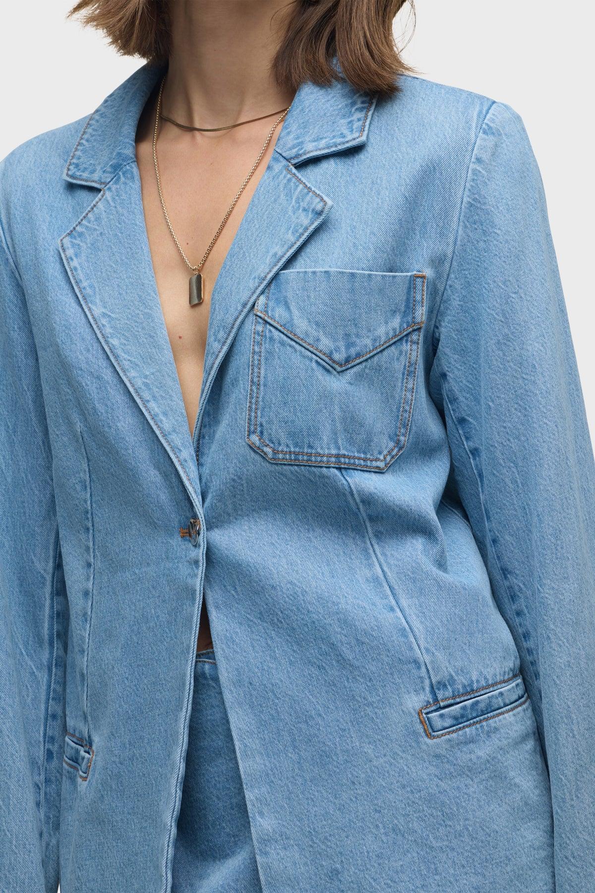 Stylized Boyfriend Blazer Female Product Image