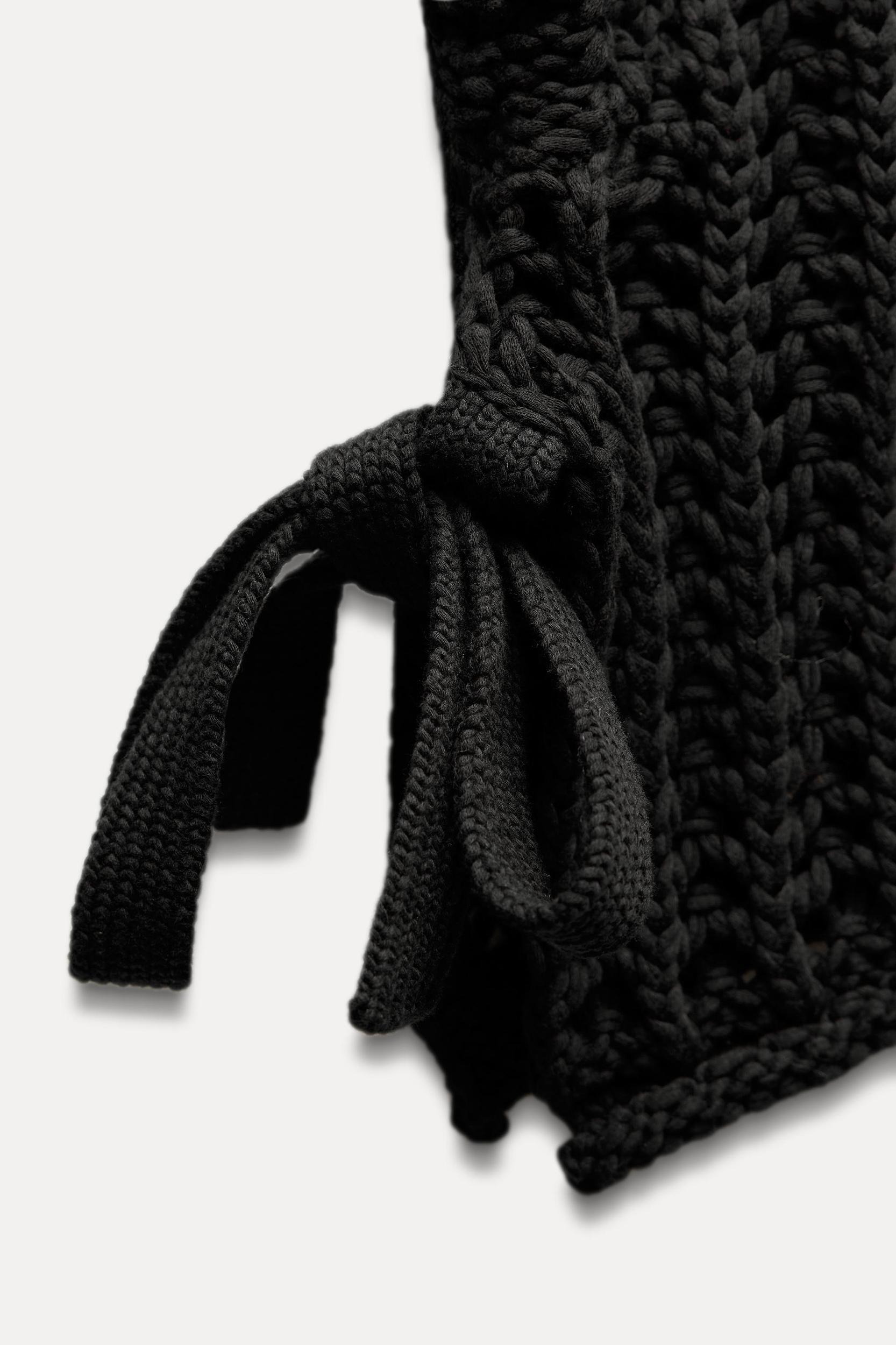 OPENWORK KNIT SWEATER Product Image